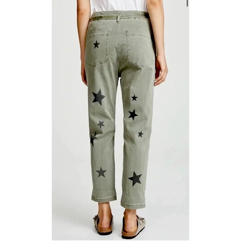 Star-Patterned Gray Women's Pants - image 3